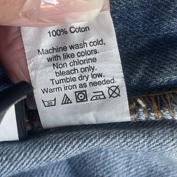 J Crew Broken in Boyfriend Jeans Womens Size 29 Blue Distressed Cotton Casual - Picture 6 of 11